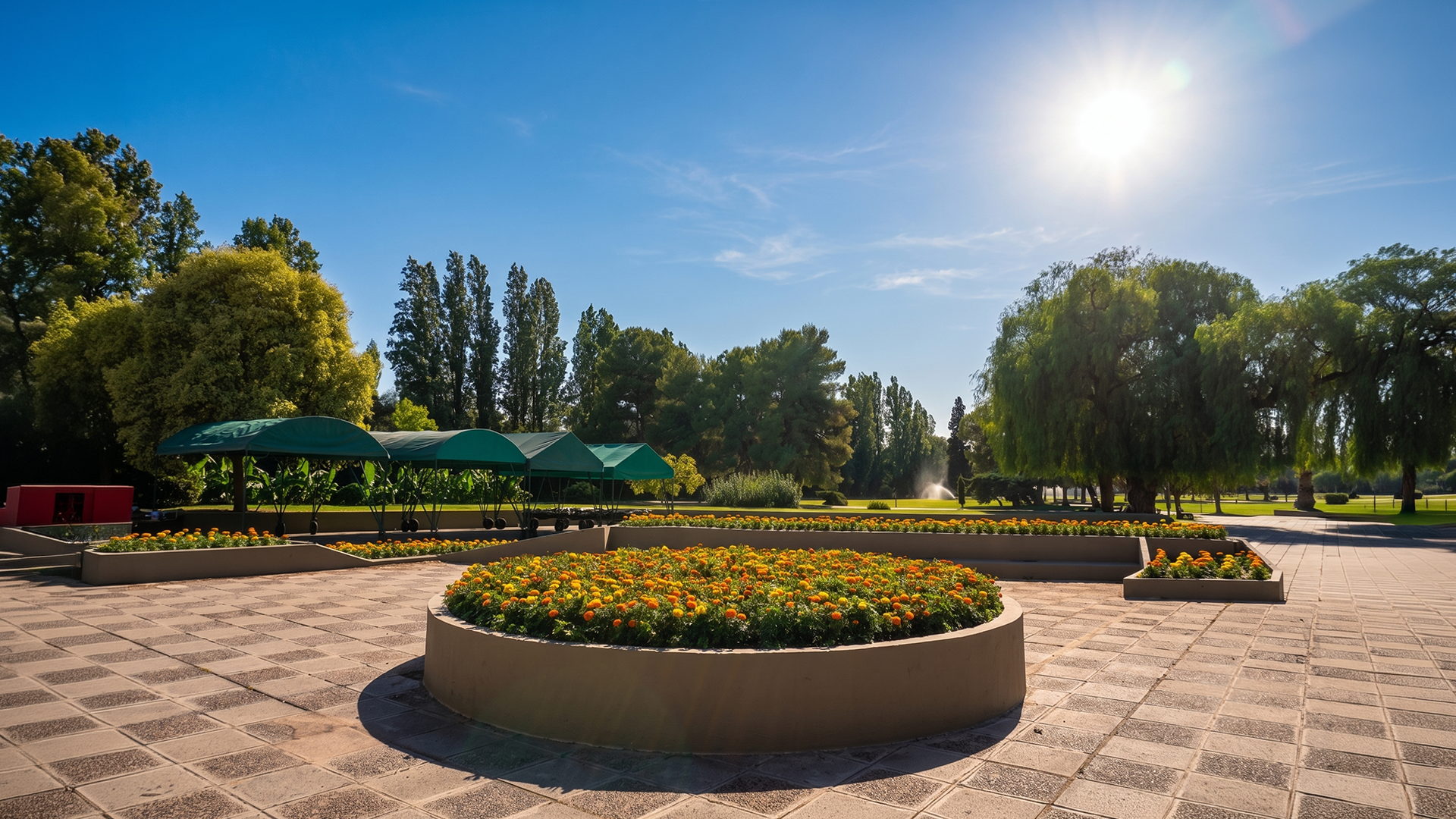 Jardines y paisajismo en el Cementerio Parque